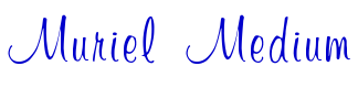 Muriel Medium шрифт
